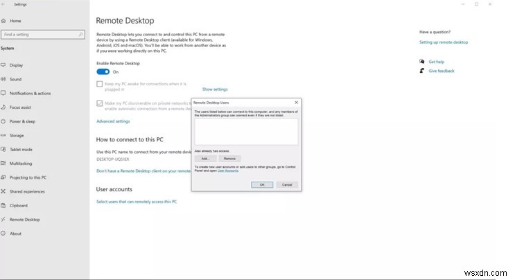 Windows 10でリモートデスクトップ接続を設定する方法【初心者向けガイド】
