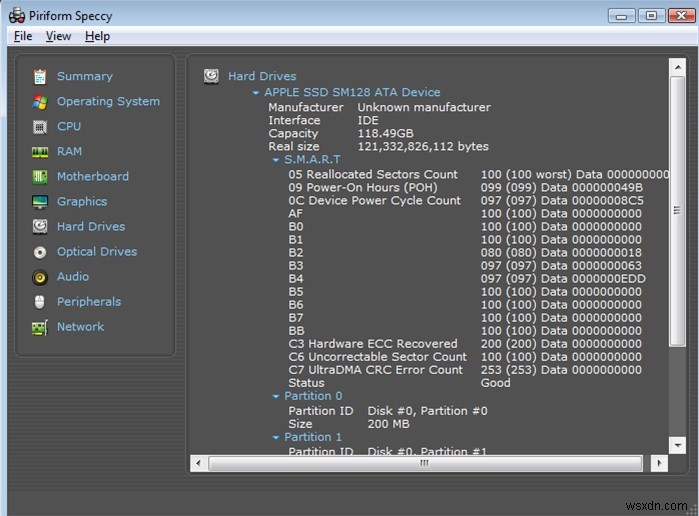 PC の中身を知りたい?Speccy で Windows 10 PC の詳細なシステム情報をチェックしよう