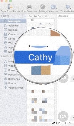 PhoneViewを使ってiPhoneからボイスメールとメッセージを抽出する手順
