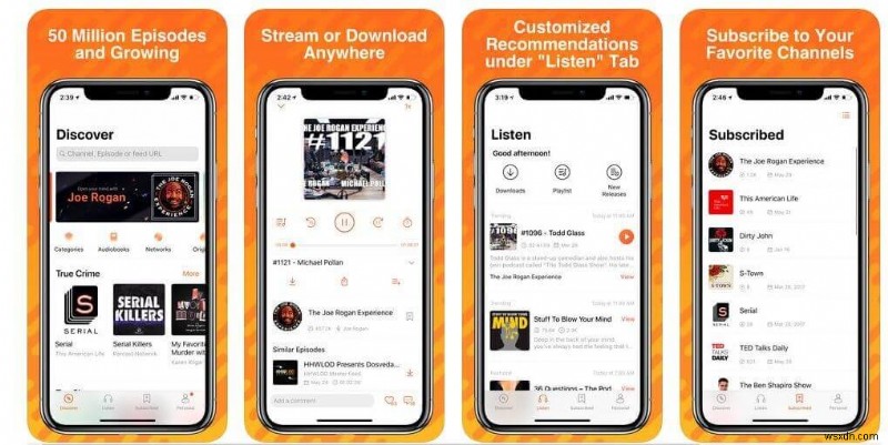 2022年版:iPhoneにおすすめのポッドキャストアプリ9選