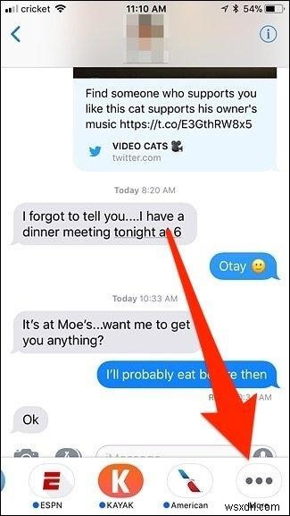 【iOS】iMessageのアプリアイコンを非表示にする方法を解説