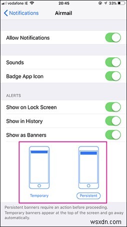 【保存版】iPhoneでバナー通知を消えないように設定する方法