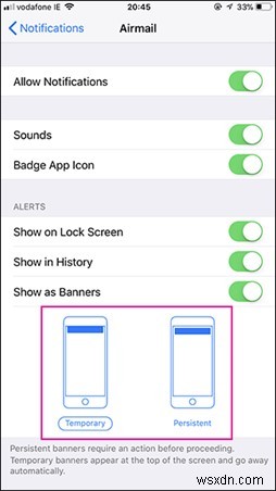 【保存版】iPhoneでバナー通知を消えないように設定する方法