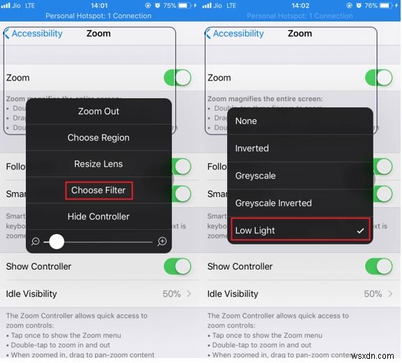 iPhoneの画面の明るさを最小値よりさらに暗くする2つの方法