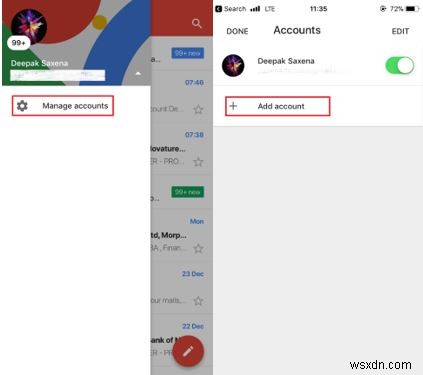 iPhone・iPadのGmailアプリに他のメールアカウントを追加する方法