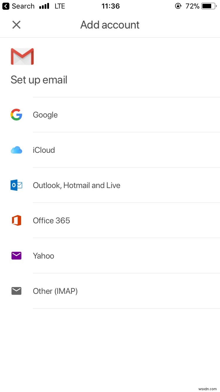 iPhone・iPadのGmailアプリに他のメールアカウントを追加する方法