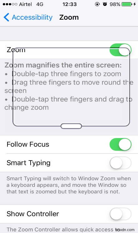 iPhoneでロック画面も拡大できる!「ズーム」機能の設定と3本指ダブルタップの使い方