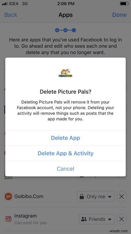 iPhoneでサードパーティアプリによるFacebookデータの利用を防ぐ3つの方法