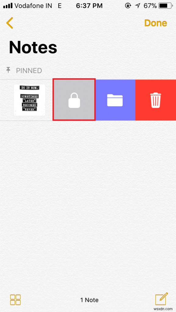 iPhoneのメモ(Notes)アプリでパスワードを設定する方法