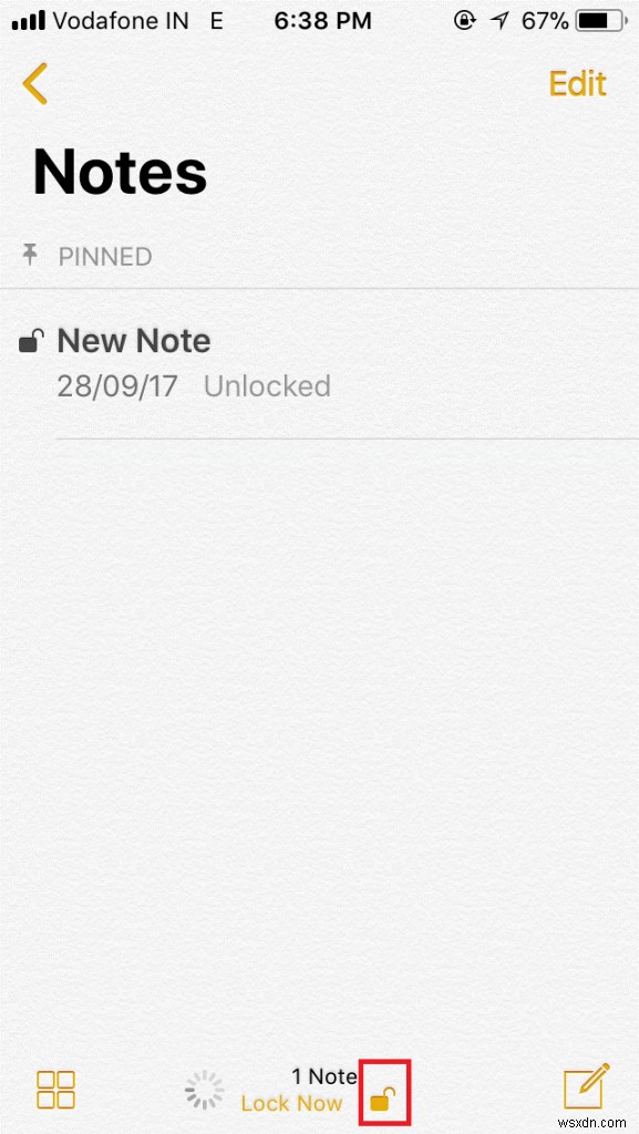 iPhoneのメモ(Notes)アプリでパスワードを設定する方法