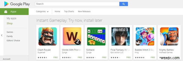 Google Play Instantとは?ダウンロード不要でゲームを試せる、Androidゲーマー待望の新機能