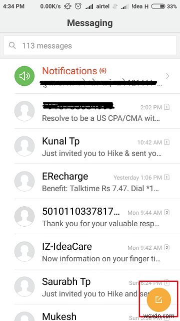 MIUI搭載AndroidスマートフォンでSMSを予約送信する方法
