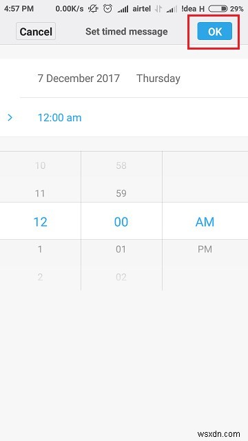 MIUI搭載AndroidスマートフォンでSMSを予約送信する方法