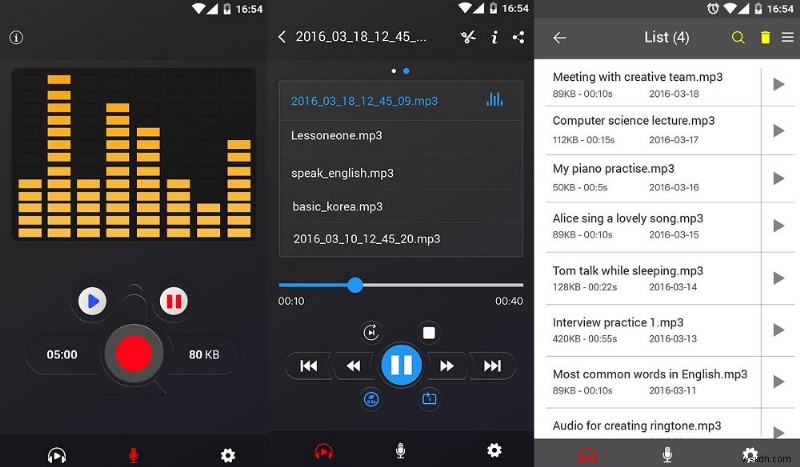 Androidで使える高音質ボイスレコーダーアプリおすすめ10選
