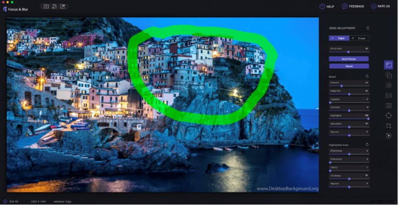 Macで画像をぼかす方法|シンプルなぼかし写真編集アプリの使い方