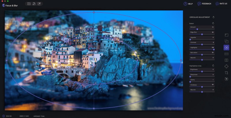 Macで画像をぼかす方法|シンプルなぼかし写真編集アプリの使い方