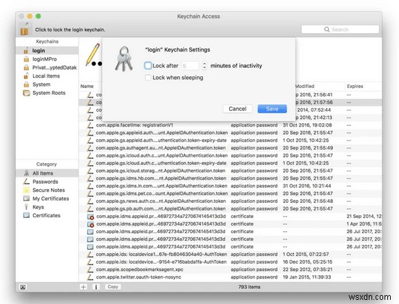 Macで「Accountsdがログインキーチェーンの使用を求めています」アラートが出続けるときの対処法