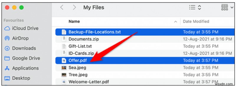 Macで複数のファイルを選択する4つの方法【2022年版】
