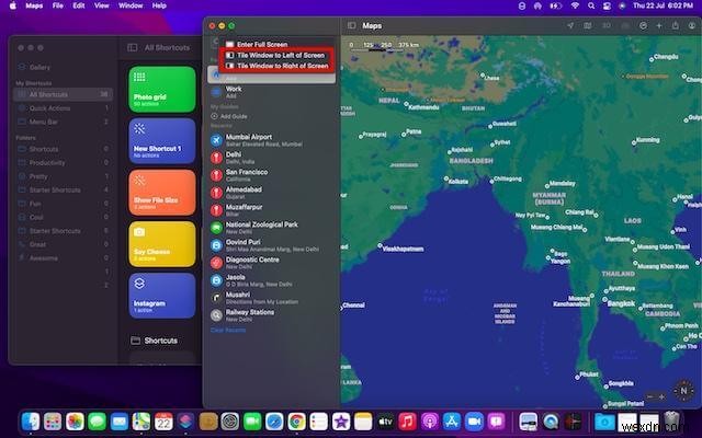 Macの画面を数クリックで分割する方法(2022年版)