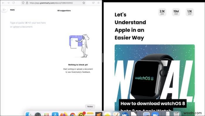Macの画面を数クリックで分割する方法(2022年版)