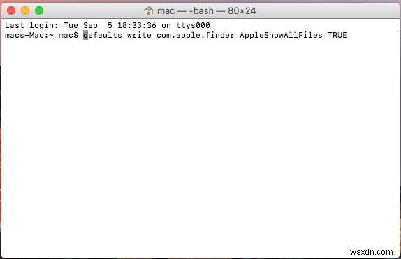 ターミナルを使ってMacの隠しファイル・隠しフォルダを表示する方法