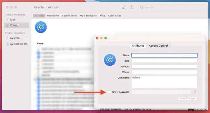 MacでiCloudキーチェーンのパスワードを表示・確認する方法