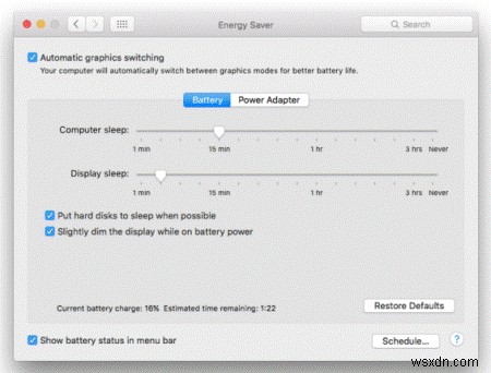MacBookのバッテリー寿命を延ばす7つの簡単なヒント