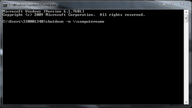 Windows 7でコマンドプロンプト(CMD)を使ってPCをリモートシャットダウンする方法
