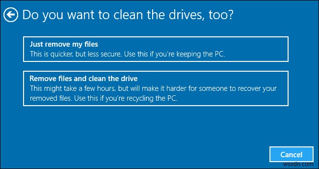 Windows 10の「PCをリセット」機能の使い方をステップ解説
