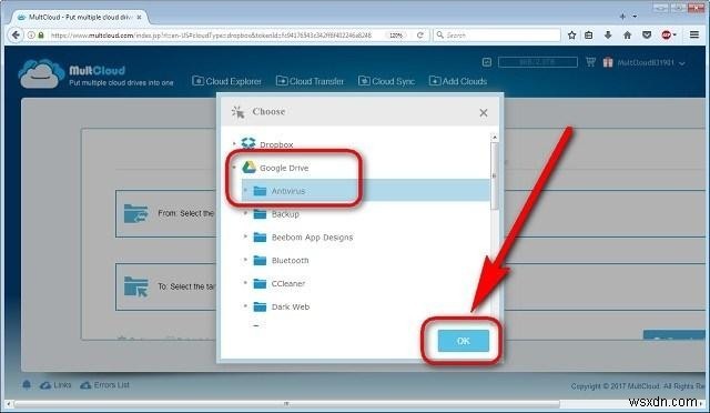 クラウドサービス間でファイルを移動する方法|MultCloudでGoogle DriveからDropboxへ簡単転送