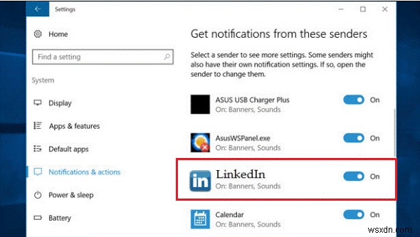 Windows 10でLinkedInアプリの通知を無効にする方法【簡単設定ガイド】