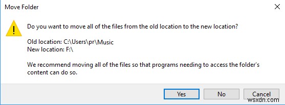 【Windows 10】標準のデータフォルダを別のドライブに移動する方法