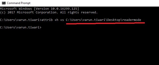 Windows 10のコマンドプロンプトを使ってファイルやフォルダを安全に隠す方法