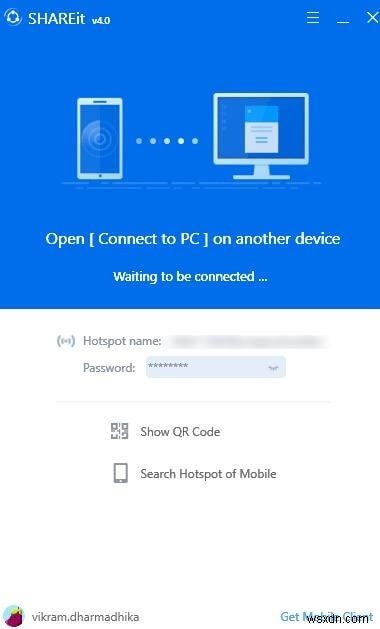 SHAREitを使ってノートパソコン間でデータ・ファイルを高速転送する方法