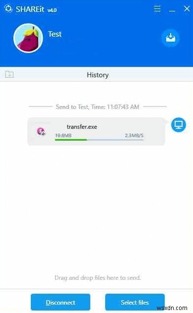 SHAREitを使ってノートパソコン間でデータ・ファイルを高速転送する方法
