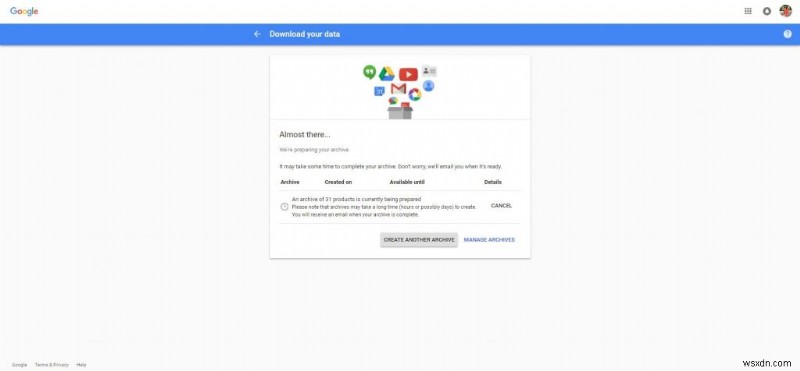 Googleデータのダウンロード方法|Google Takeoutで全データをエクスポートする手順
