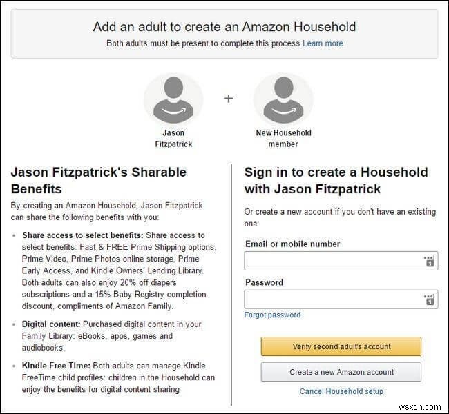 Amazonファミリー(Amazon Household)でプライム特典を家族と共有する方法