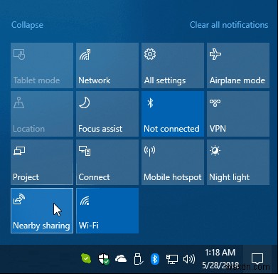 Windows 10の「近距離共有」機能でファイルをワイヤレス転送する方法