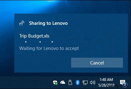 Windows 10の「近距離共有」機能でファイルをワイヤレス転送する方法