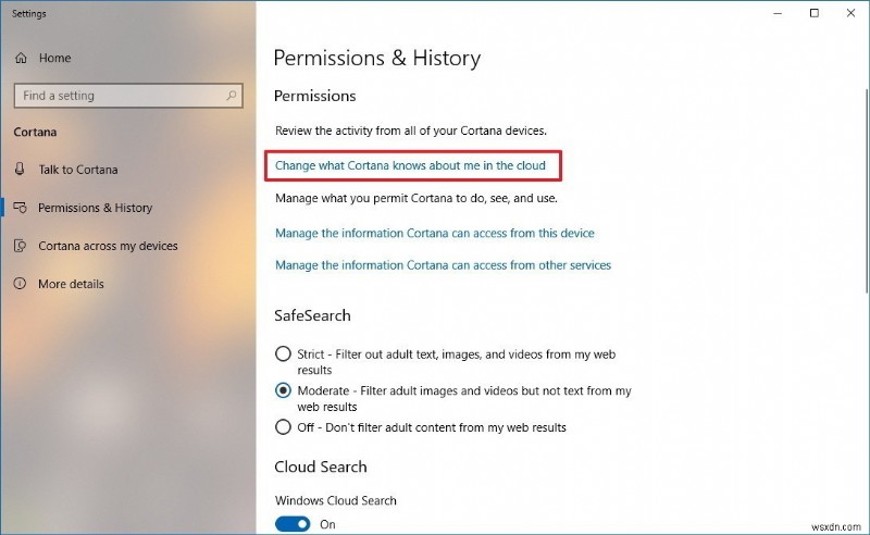 Windows 10でCortanaの収集データをダウンロードして確認する方法