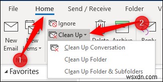 Outlookの「クリーンアップ」ツールで受信トレイを効率よく整理する方法
