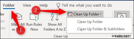 Outlookの「クリーンアップ」ツールで受信トレイを効率よく整理する方法