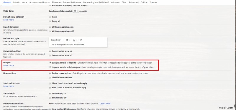 Gmailの「ナッジ」機能が煩わしい?無効化する方法をわかりやすく解説