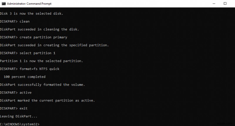 Windowsインストール用のブータブルUSBを作成する方法【コマンドプロンプト完全解説】