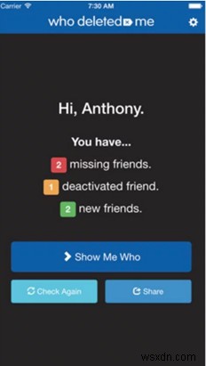 Facebookで自分を友達解除した人を確認する方法