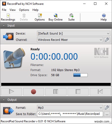 RecordPad – Windows・Mac・Linux・Android対応の高機能オーディオ録音ソフト