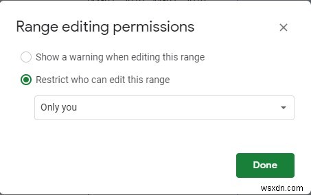 Googleスプレッドシートでセルを保護して編集できないようにする方法