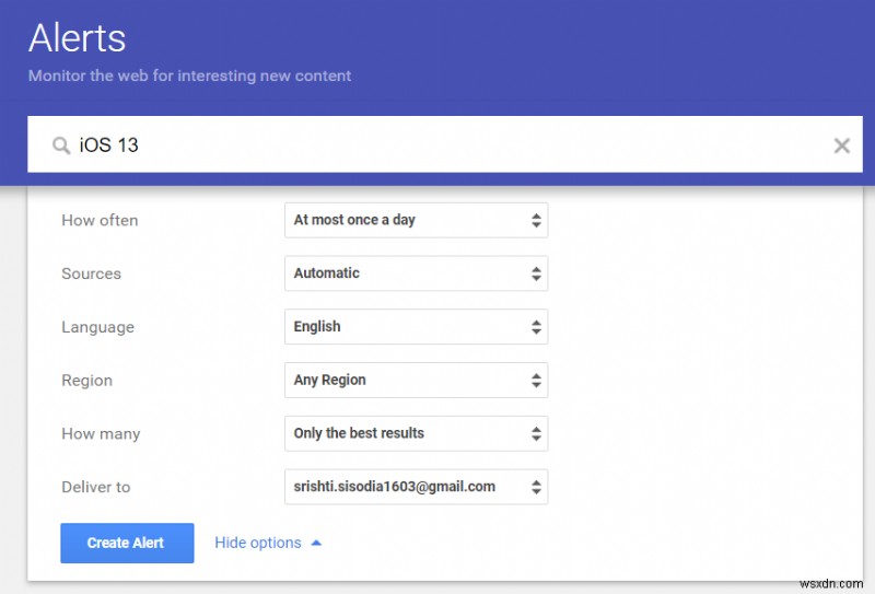 Googleアラートの設定方法|特定のトピックに関する最新情報を自動で受け取る手順