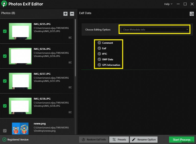 WindowsでRAW画像のEXIFメタデータを一括編集する方法