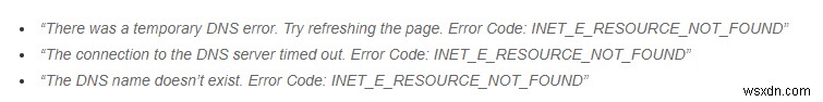Microsoft Edge の「INET_E_RESOURCE_NOT_FOUND」エラーを解消する方法【原因と対処法を完全解説】